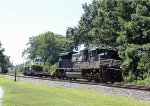 NS 1150 leads NS train 980 eastbound with export locos